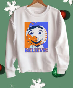 Mr Met Believe New York Mets Shirt