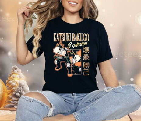 My Hero Academia Katsuki Bakugo Explosion Girls Shirt