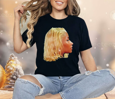 Nicki Minaj Blonde Bob Hairstyle Shirt 