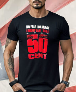 No Fear No Mercy European Tour 2003 50 Cent Shirt