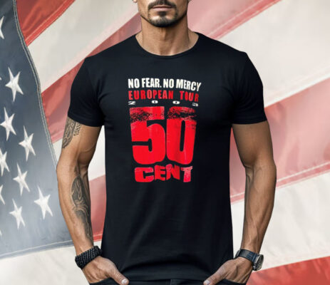 No Fear No Mercy European Tour 2003 50 Cent Shirt