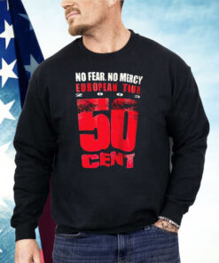 No Fear No Mercy European Tour 2003 50 Cent Shirt