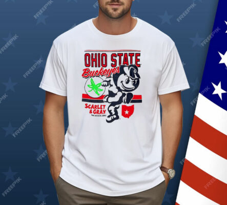 Ohio State Buckeyes Scarlet And Gray The Buckeye State Shirt