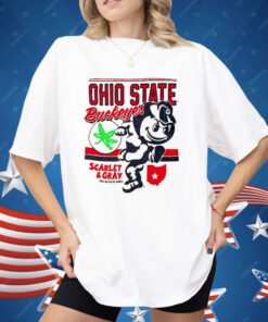 Ohio State Buckeyes Scarlet And Gray The Buckeye State Shirt