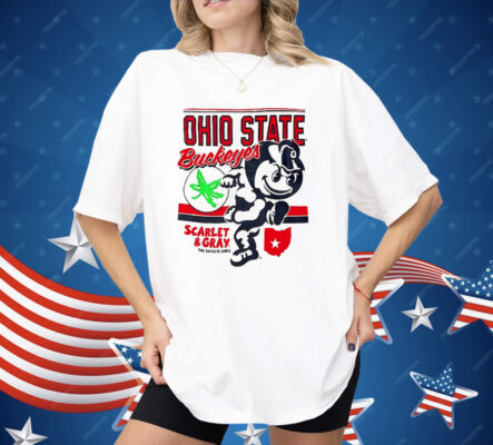 Ohio State Buckeyes Scarlet And Gray The Buckeye State Shirt