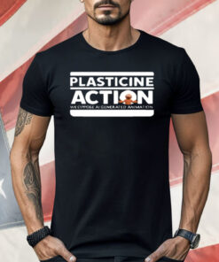Plasticine Action We Oppose AI Generated Animation Shirt