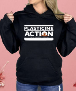 Plasticine Action We Oppose AI Generated Animation Shirt