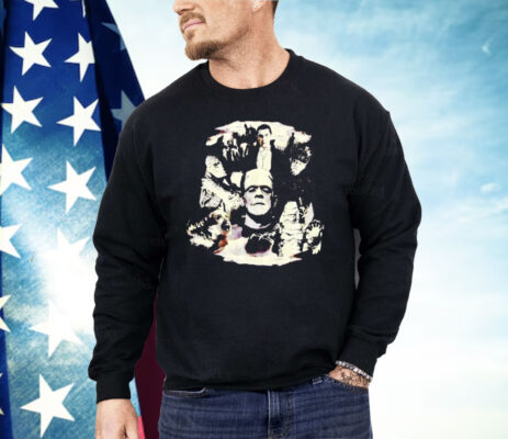 Rock Rebel Universal Monsters Frankenstein Glow In The Dark Shirt 