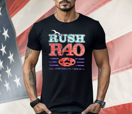 Rush R40 40th Anniversary Tour 2015 Shirt 