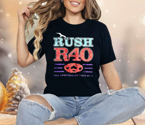 Rush R40 40th Anniversary Tour 2015 Shirt 