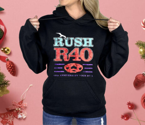 Rush R40 40th Anniversary Tour 2015 Shirt 