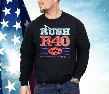 Rush R40 40th Anniversary Tour 2015 Shirt 