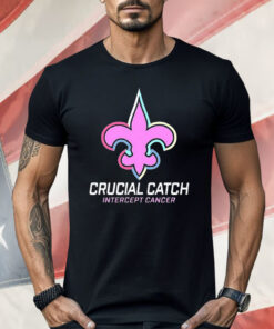 Saints Crucial Catch Intercept Cancer Shirt