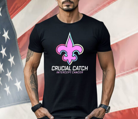 Saints Crucial Catch Intercept Cancer Shirt