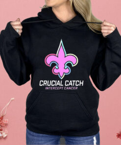 Saints Crucial Catch Intercept Cancer Shirt