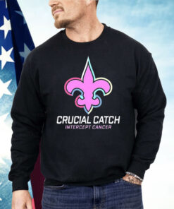 Saints Crucial Catch Intercept Cancer Shirt