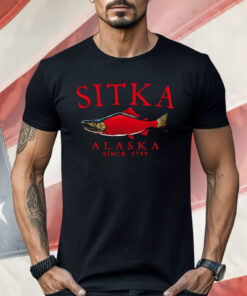 Salmon Sitka Alaska since 1799 Shirt