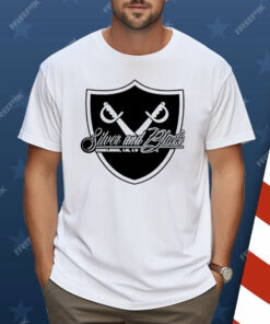 Silver And Black Las Vegas Raiders Oakland LA LV Shirt