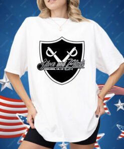 Silver And Black Las Vegas Raiders Oakland LA LV Shirt