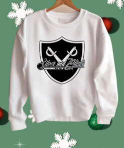 Silver And Black Las Vegas Raiders Oakland LA LV Shirt