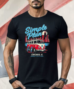 Simple Plan 08.24.2025 Tour Chicago Shirt