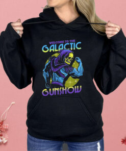 Skeletor Flexing His Muscles Welcome To The Galactic Gunshow Shirt