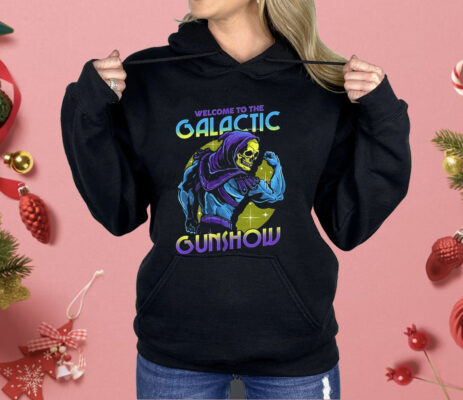 Skeletor Flexing His Muscles Welcome To The Galactic Gunshow Shirt