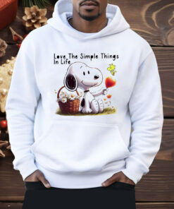 Snoopy Love The Simple Things In Life Shirt