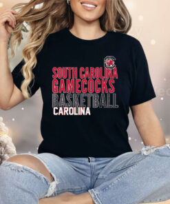South Carolina Gamecocks Basketball Text Overlay Shirt