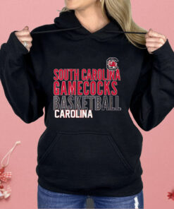 South Carolina Gamecocks Basketball Text Overlay Shirt