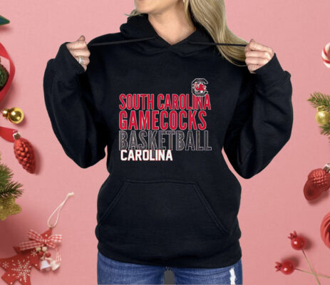 South Carolina Gamecocks Basketball Text Overlay Shirt
