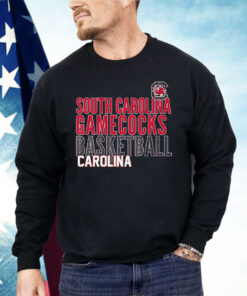 South Carolina Gamecocks Basketball Text Overlay Shirt