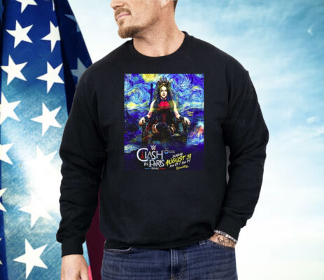 Stephanie Vaquer Clash In Paris France WWE Starry Night Shirt 