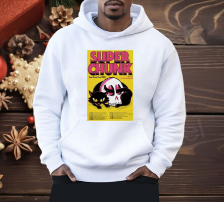Superchunk East Coast Tour 2025 Dates Skull Cat Shirt