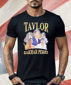 Taylor Zakhar Perez Red White And Royal Blue Shirt