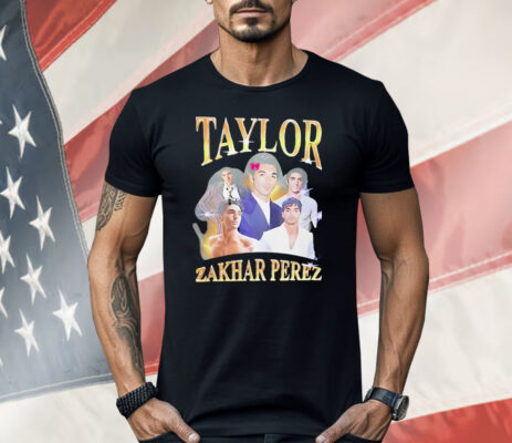 Taylor Zakhar Perez Red White And Royal Blue Shirt 