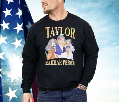Taylor Zakhar Perez Red White And Royal Blue Shirt 