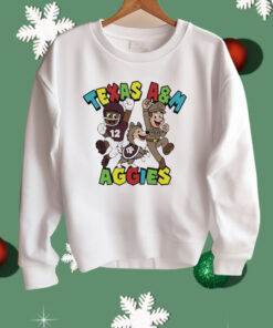 Texas A&M Aggies Character Trio Super Mario Shirt