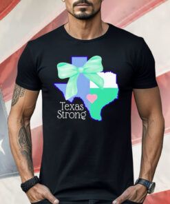 Texas Strong Green Bow Shirt