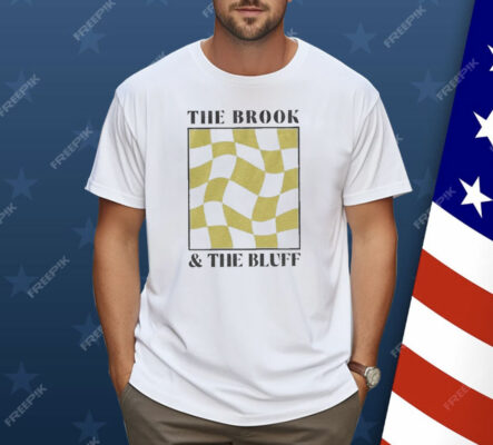 The Brook & The Bluff Wavy Yellow Checkered Shirt