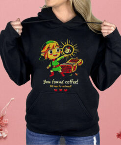 The Legend Of Zelda You Found Coffee All Hearts Restored Shirt