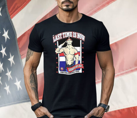 The Last Time Is Now John Cena Farewell Tour Summerslam 2025 Shirt