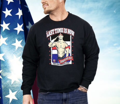 The Last Time Is Now John Cena Farewell Tour Summerslam 2025 Shirt