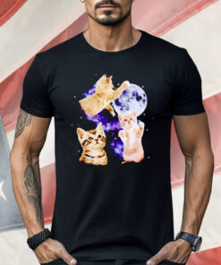 Three Cats Moon Retro Shirt