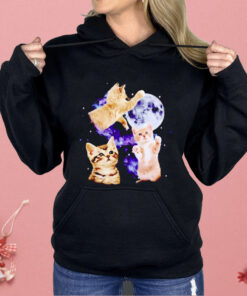 Three Cats Moon Retro Shirt