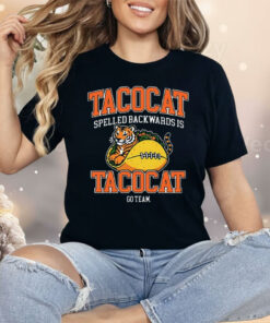 Tiger Tacocat Spelled Backwards Is Tacocat Shirt