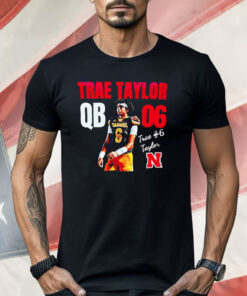 Trae Taylor Nebraska Cornhuskers QB 6 Shirt