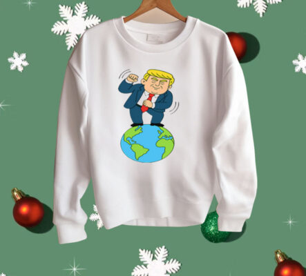 Trump Dancing On Top Of The World Shirt