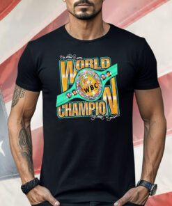 WBC World Champion My Blood Is Green My Heart Gold Boxing Shirt