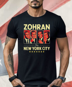 Zohran Portrait For New York City Shirt